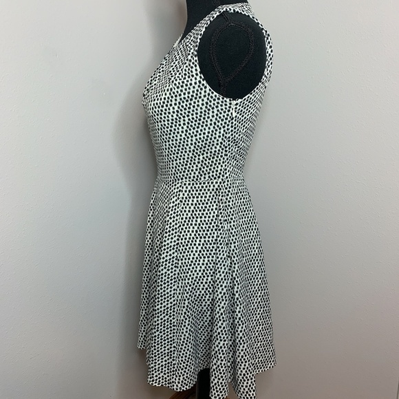 Express Black and White Skater Dress - Picture 3 of 7